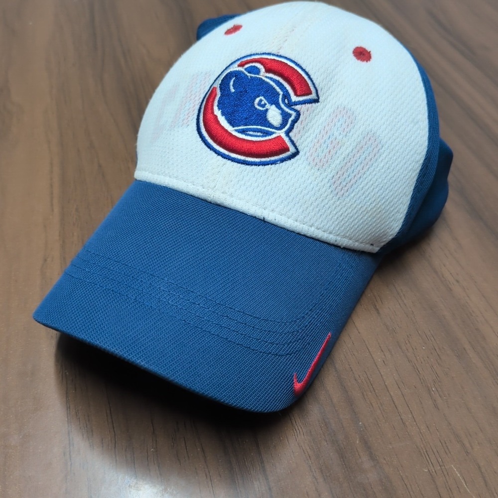Nike Chicago Cubs Hat Mesh One Size Cap Blue